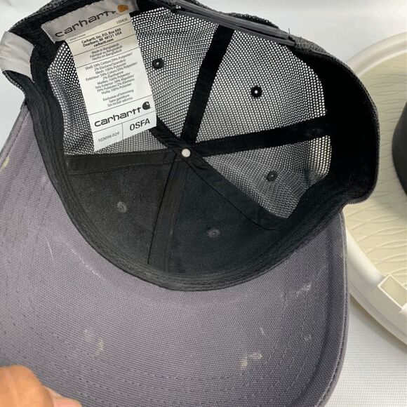 Men’s Carhartt SnapBack‎ Hat Faded Gray - Picture 6 of 7